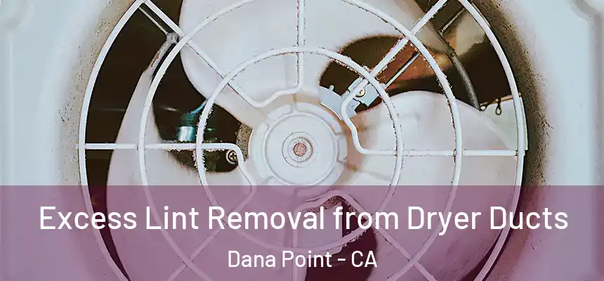  Excess Lint Removal from Dryer Ducts Dana Point - CA